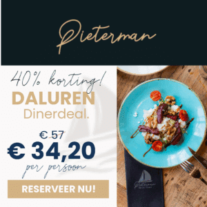 PM 10 daluren deal sep 25 Restaurant Pieterman